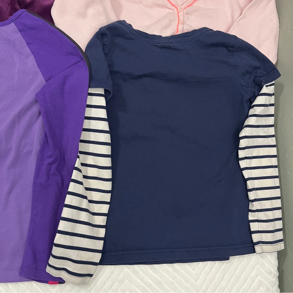 Girls Long Sleeve Shirt‎ Cardigan Jacket Bundle size medium Hanna Andersson - Picture 13 of 14